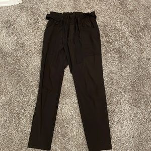 Black athletic business pants